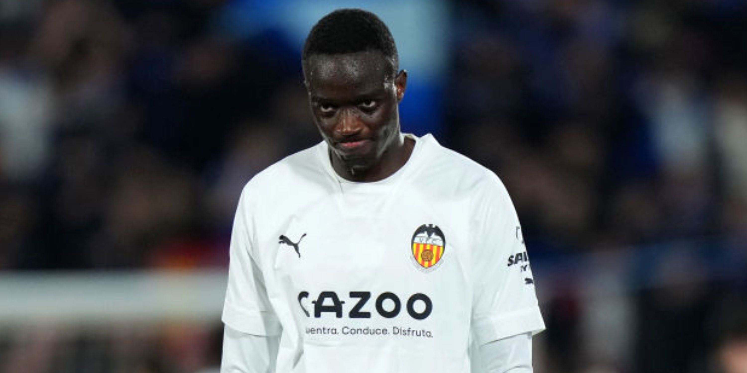 Mouctar Diakhaby in action for Valencia