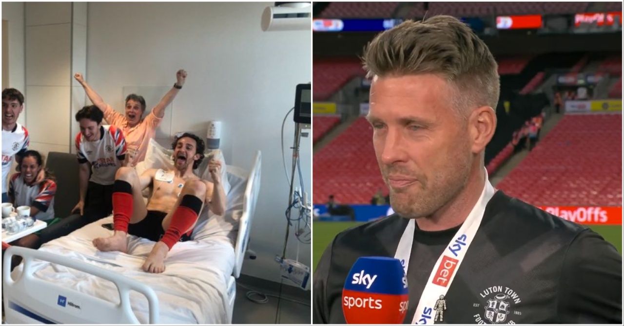Luton boss' emotional reaction to seeing Tom Lockyer celebrating in