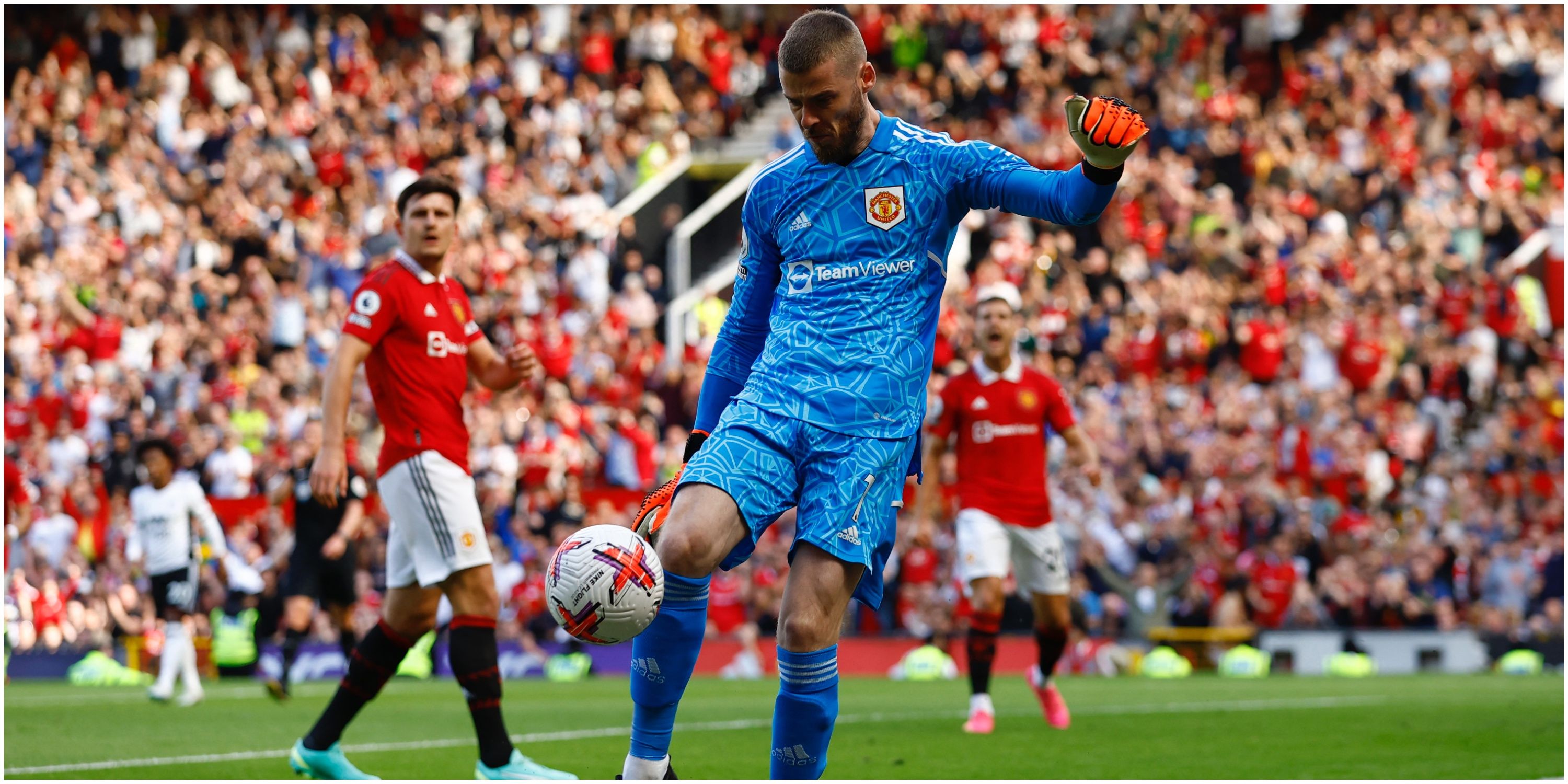 David de Gea saves penalty for Man Utd vs Fulham - his reaction was brilliant