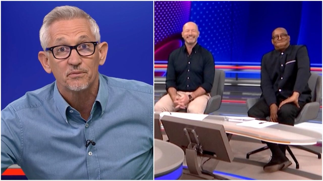 Ian Wright’s reaction as Leicester fan Gary Lineker ended this season’s Match of the Day