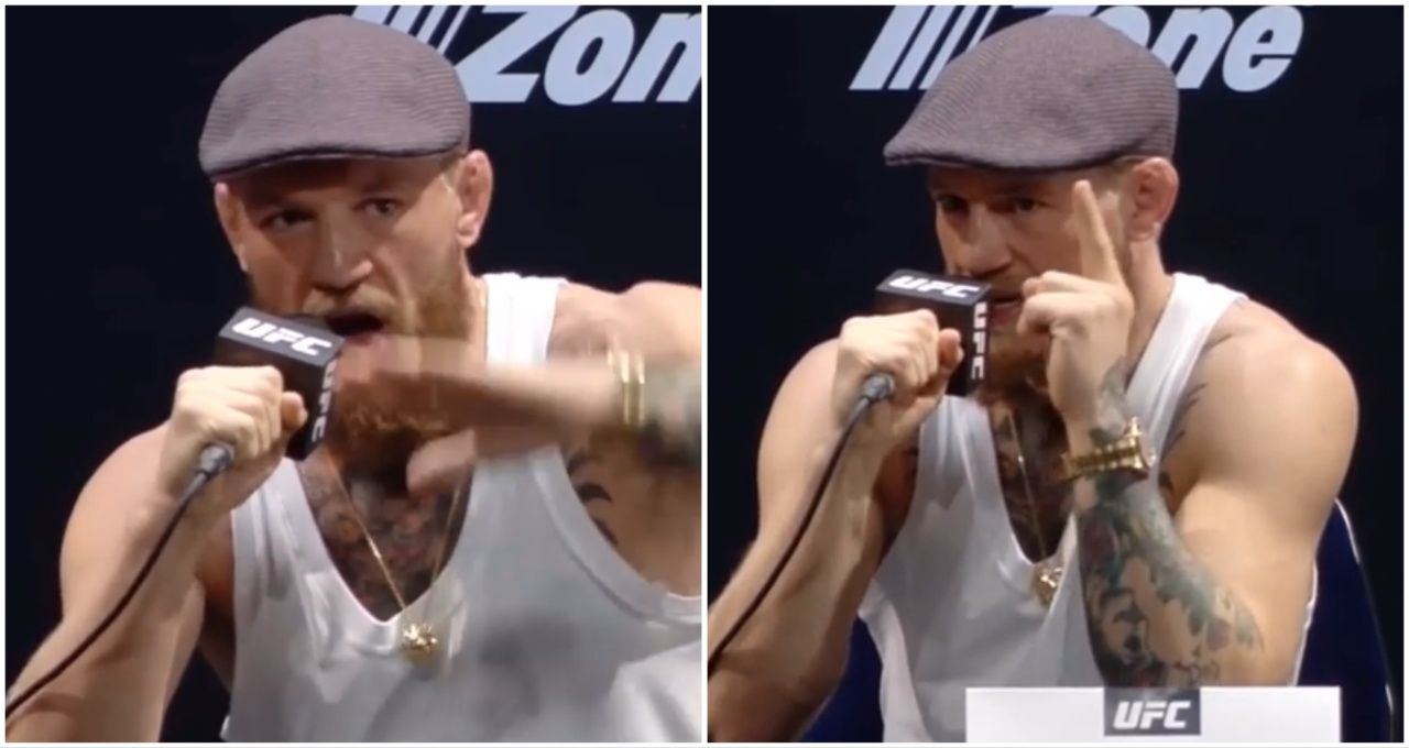 Conor McGregor's 'best trash talk moment of all time' goes viral