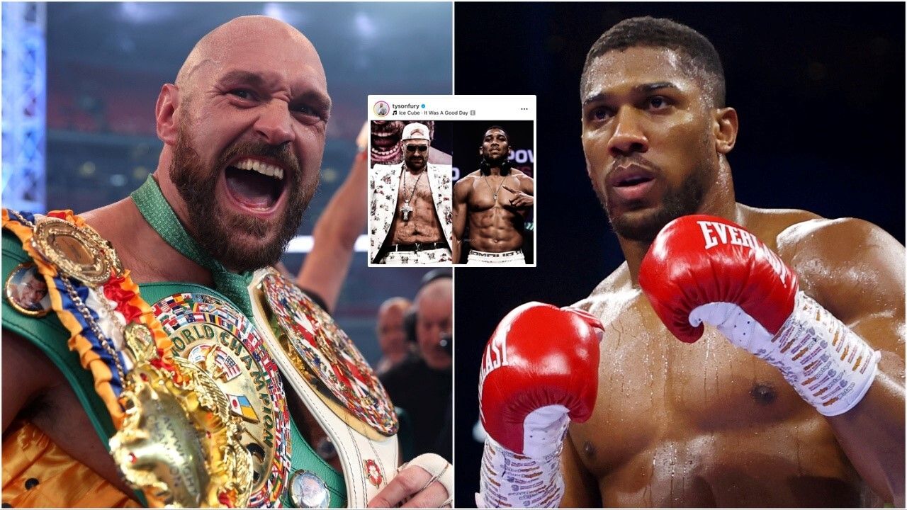 Tyson Fury says he's sent a contract to Anthony Joshua for Wembley showdown