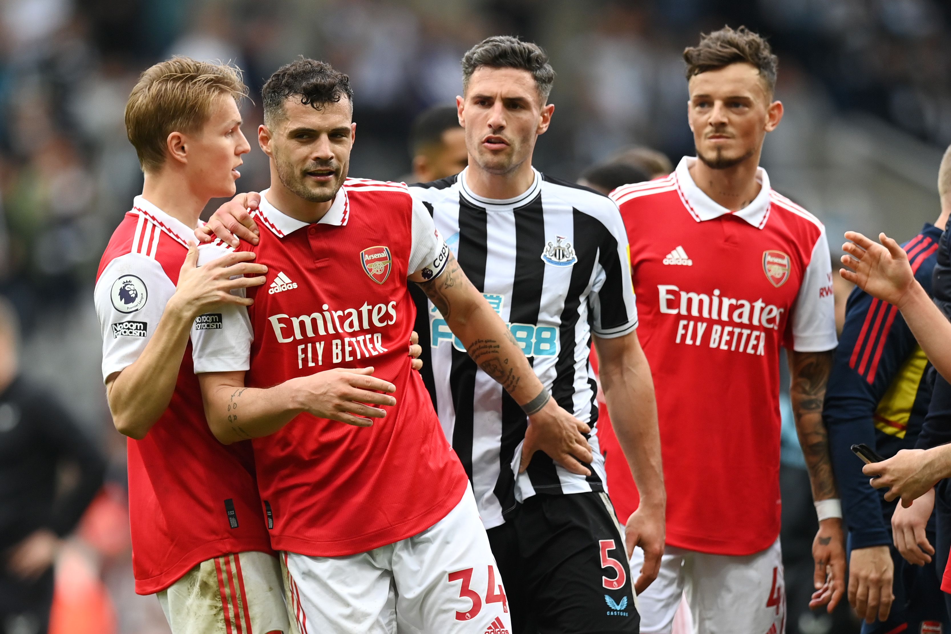 Granit Xhaka tells Arsenal to play like Newcastle as he turns air