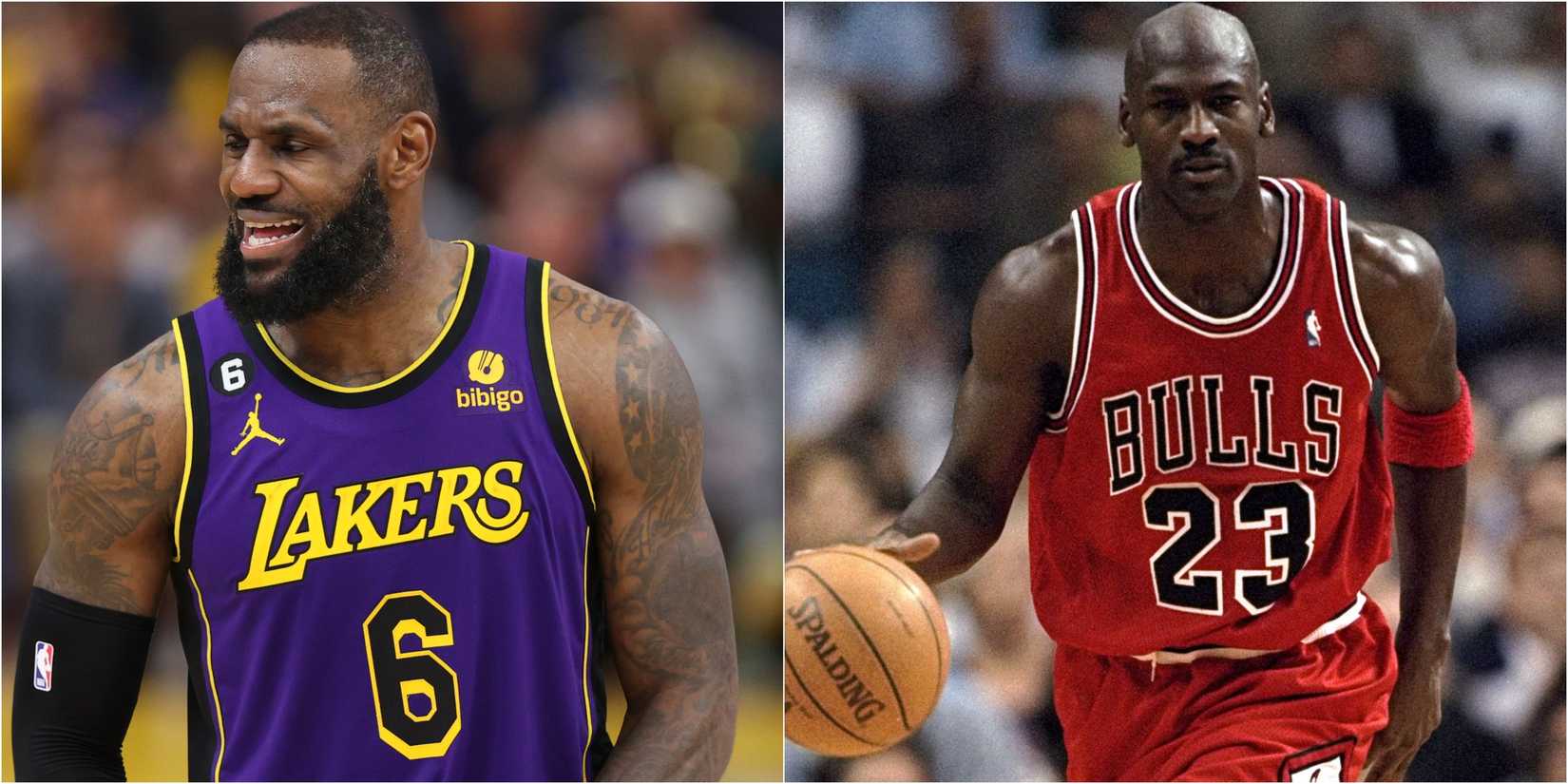 LeBron James, Michael Jordan