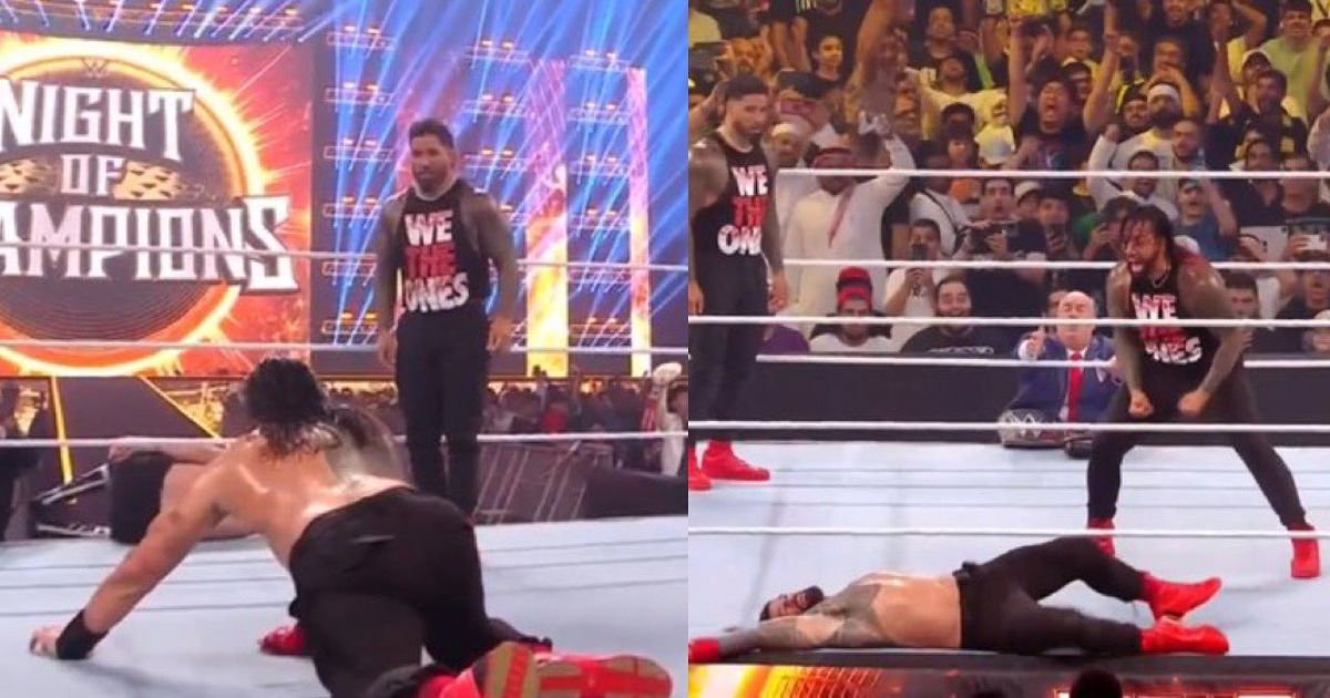 Kevin Owens and Sami Zayn (c) vs Roman Reigns and Solo Sikoa (Undisputed WWE Tag Team Championship match)