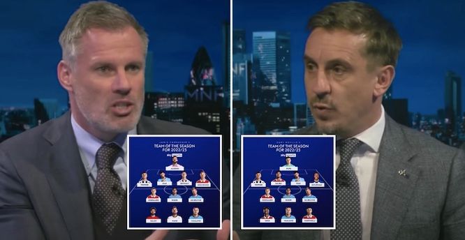 Gary Neville and Jamie Carragher's Team of the Season and Sky