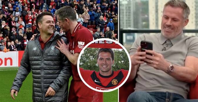 Carragher's Text to Owen After Man Utd Debut Revealed