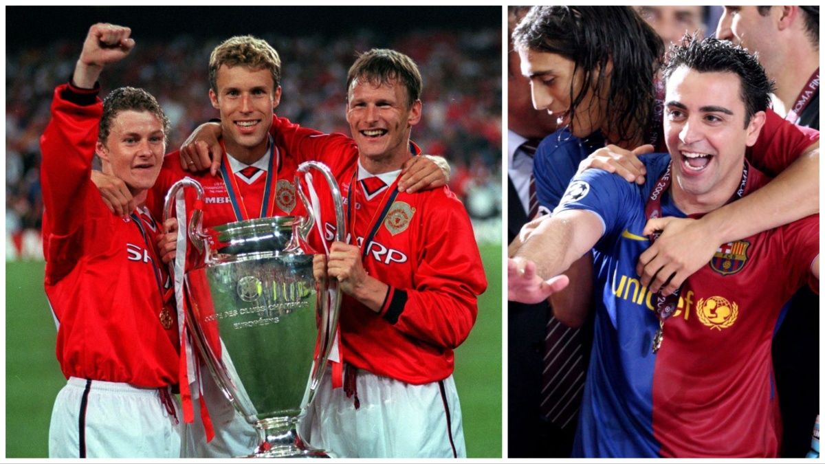 Which football teams have won the treble?