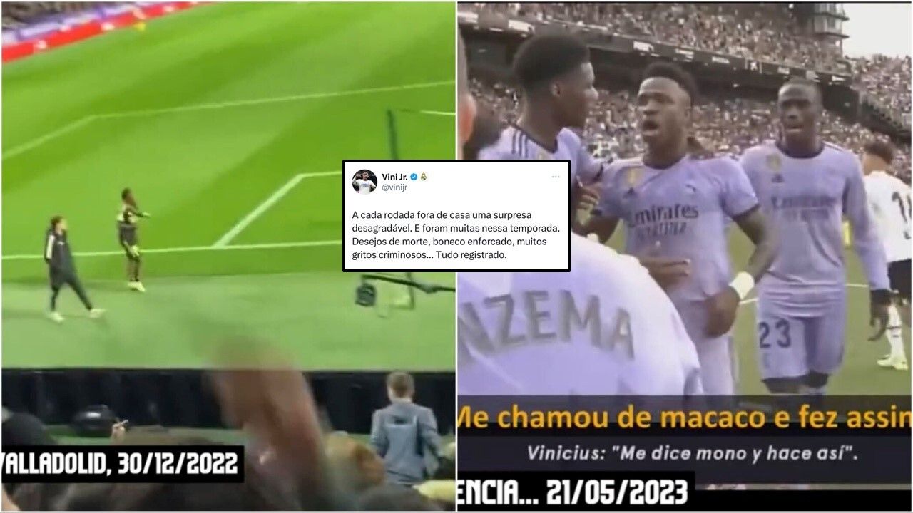 Vinicius Jr Posts Video Showing Every Time He’s Faced Racial Abuse This ...