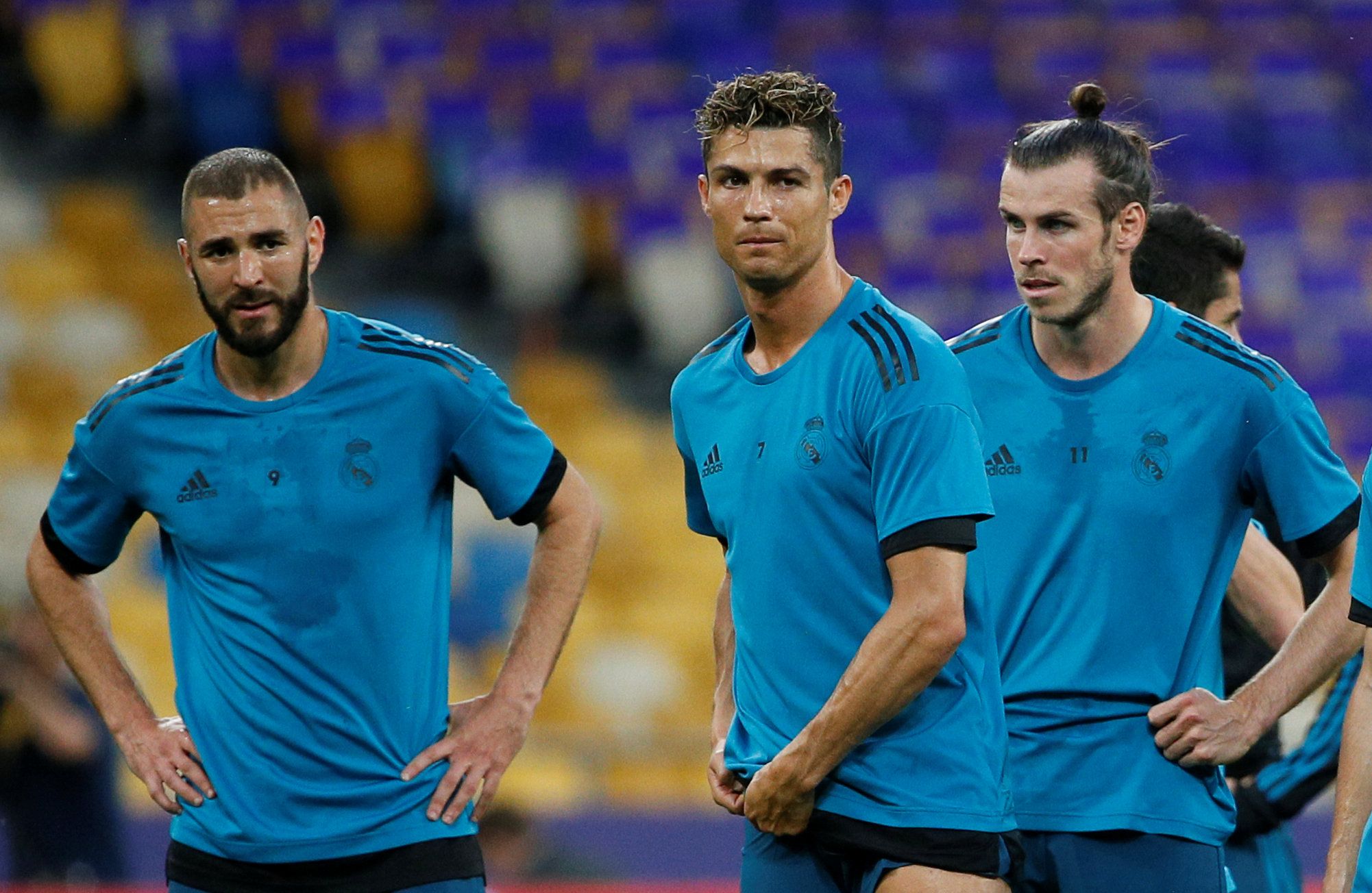 Benzema, Ronaldo and Bale
