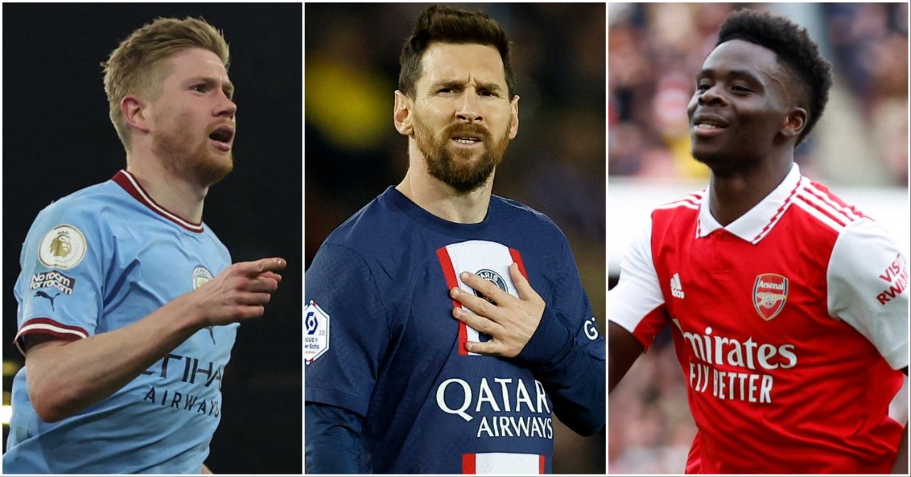 The 10 most creative players in Europe this season named - Messi & Saka feature