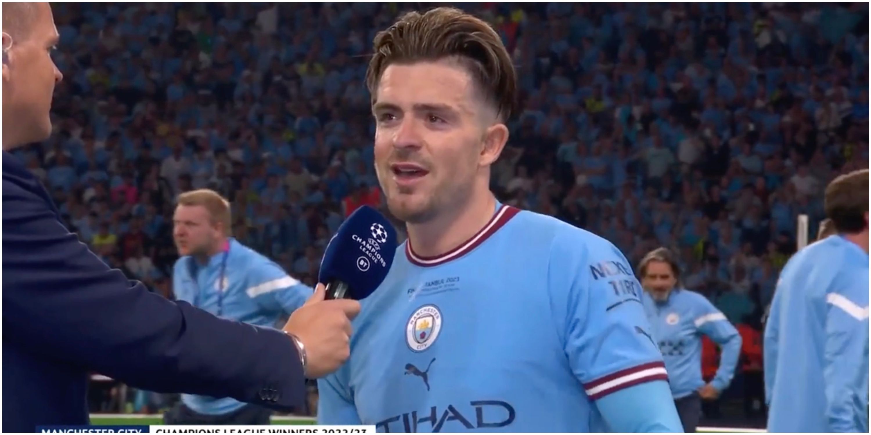 Jack Grealish’s interview after Man City won Champions League was superb