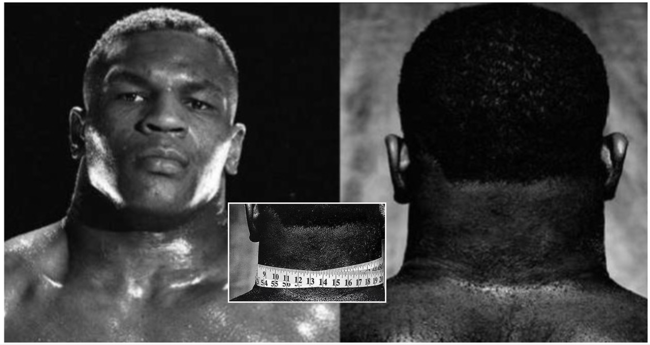 Mike Tyson's neck when he was just 18 years old was absolutely humungous