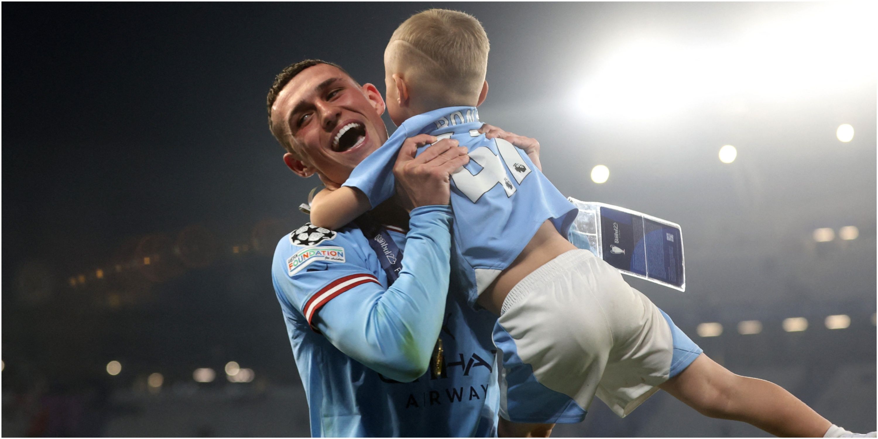 Phil Foden's four-year-old son, Ronnie becomes a viral sensation in ...