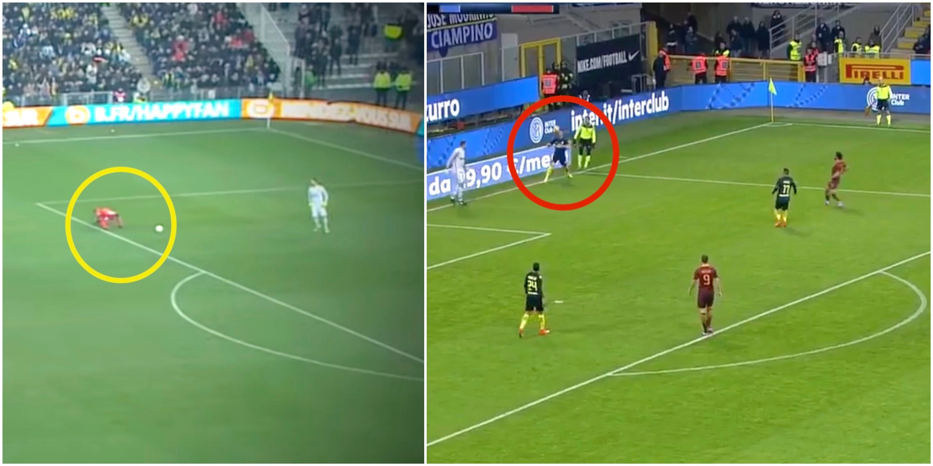 Marco Verratti and Ivan Perisic were once booked after heading ball back to their goalkeepers