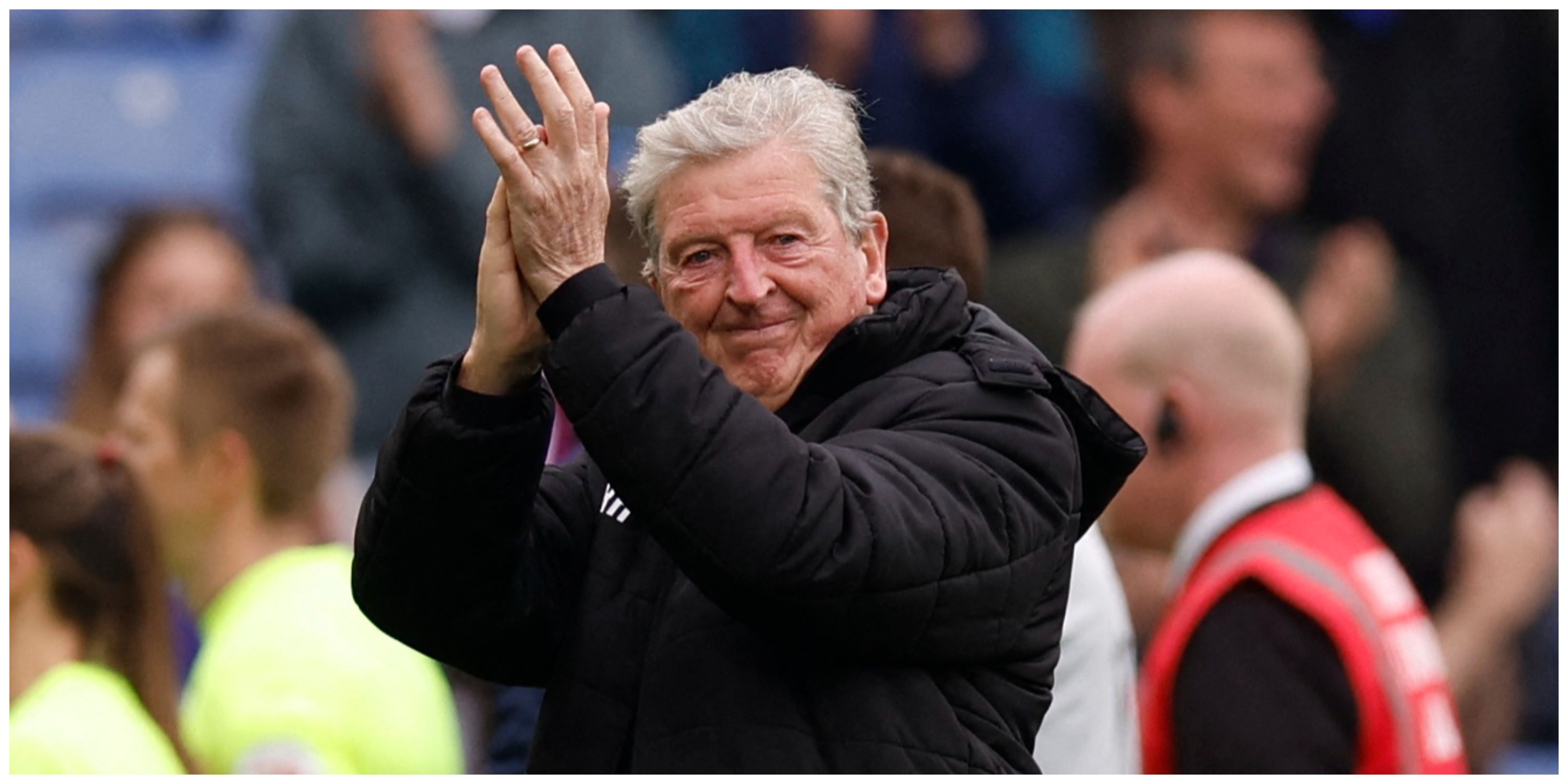 Crystal Palace manager Roy Hodgson clapping