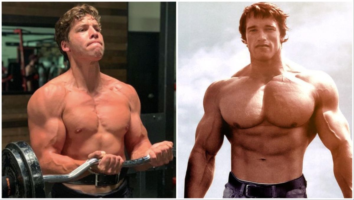 Arnold Schwarzenegger's son 'catching up' to father in weightlifting