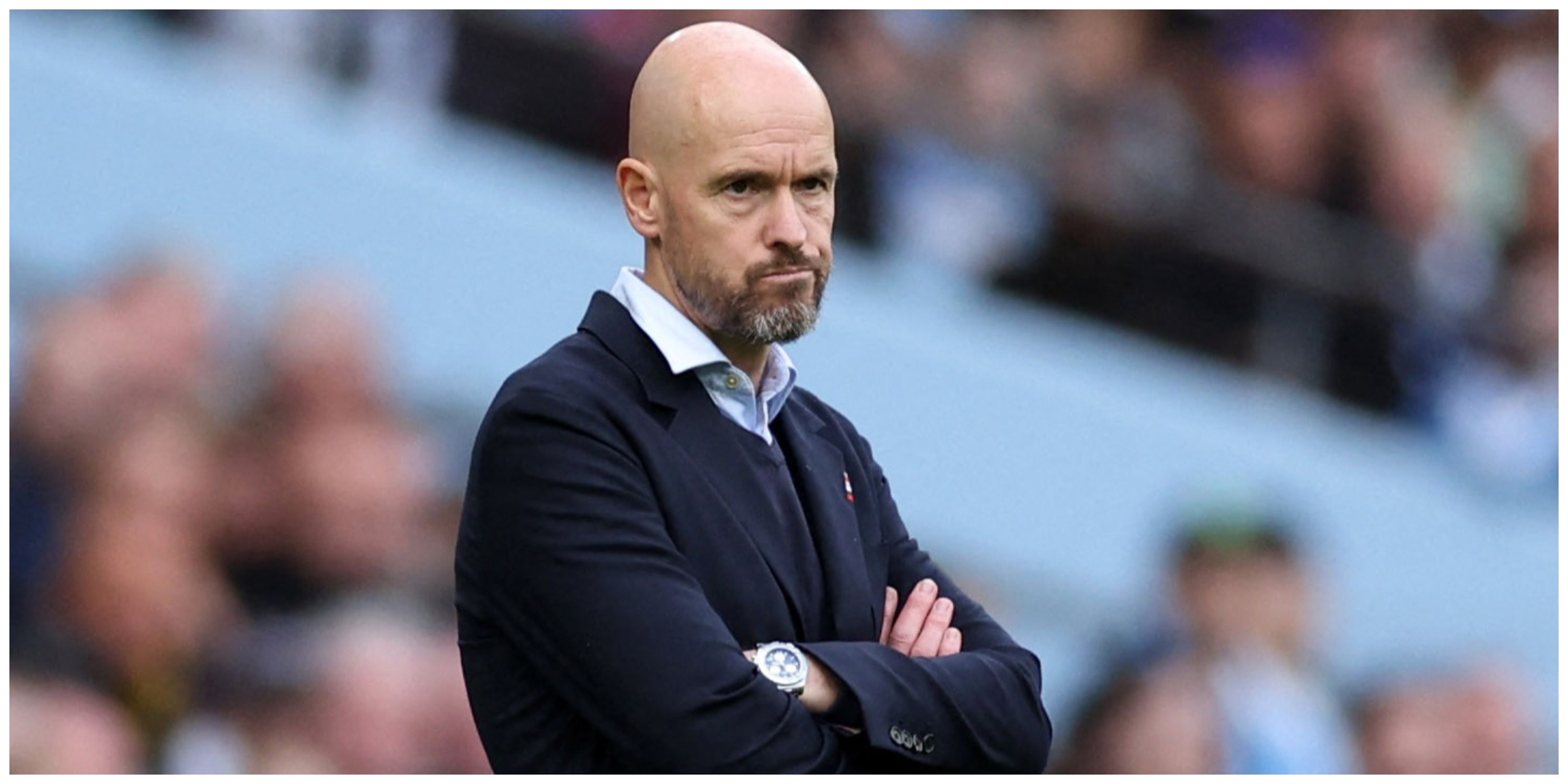 Manchester United manager Erik ten Hag with arms crossed