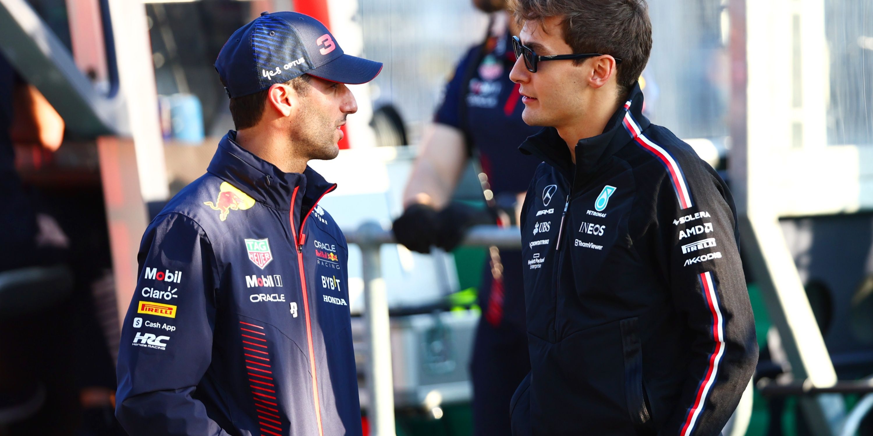 F1: George Russell reveals hilarious Daniel Ricciardo antics during FP2 ...