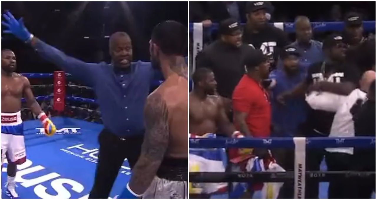 Floyd Mayweather s Rival Given Bizarre Reason For Stoppage Before Brawl 