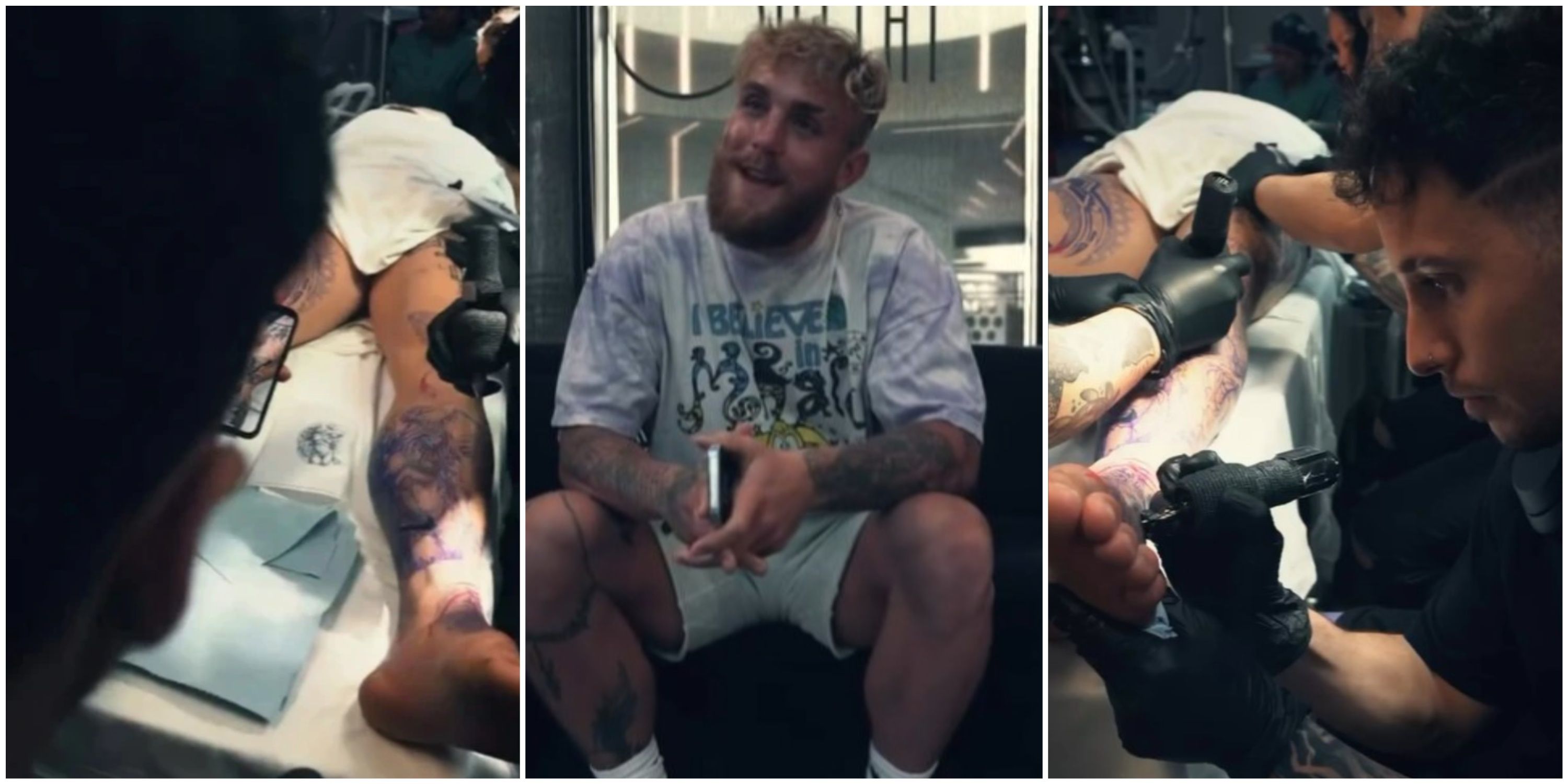 Jake Paul gets put under general anaesthetic to get 11 pain-free tattoos