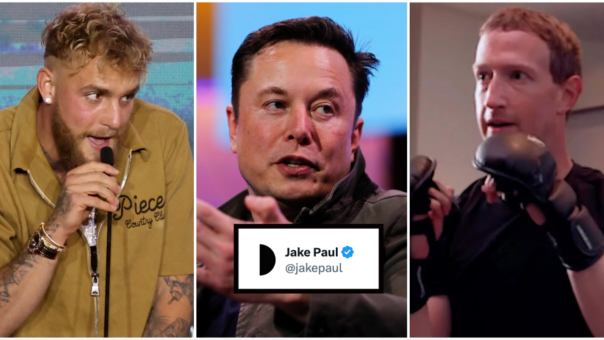 Jake Paul makes offer for Elon Musk's MMA fight against Mark Zuckerberg
