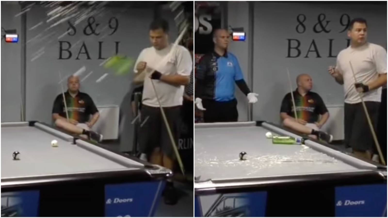 'Biggest money match' in pool history ruined as beer thrown before ...