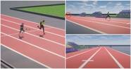 Usain Bolt Vs average Human In A 100m Race Simulated
