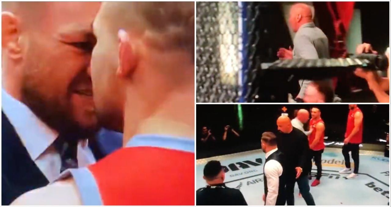 Conor McGregor & Michael Chandler's fiery exchange during TUF filming