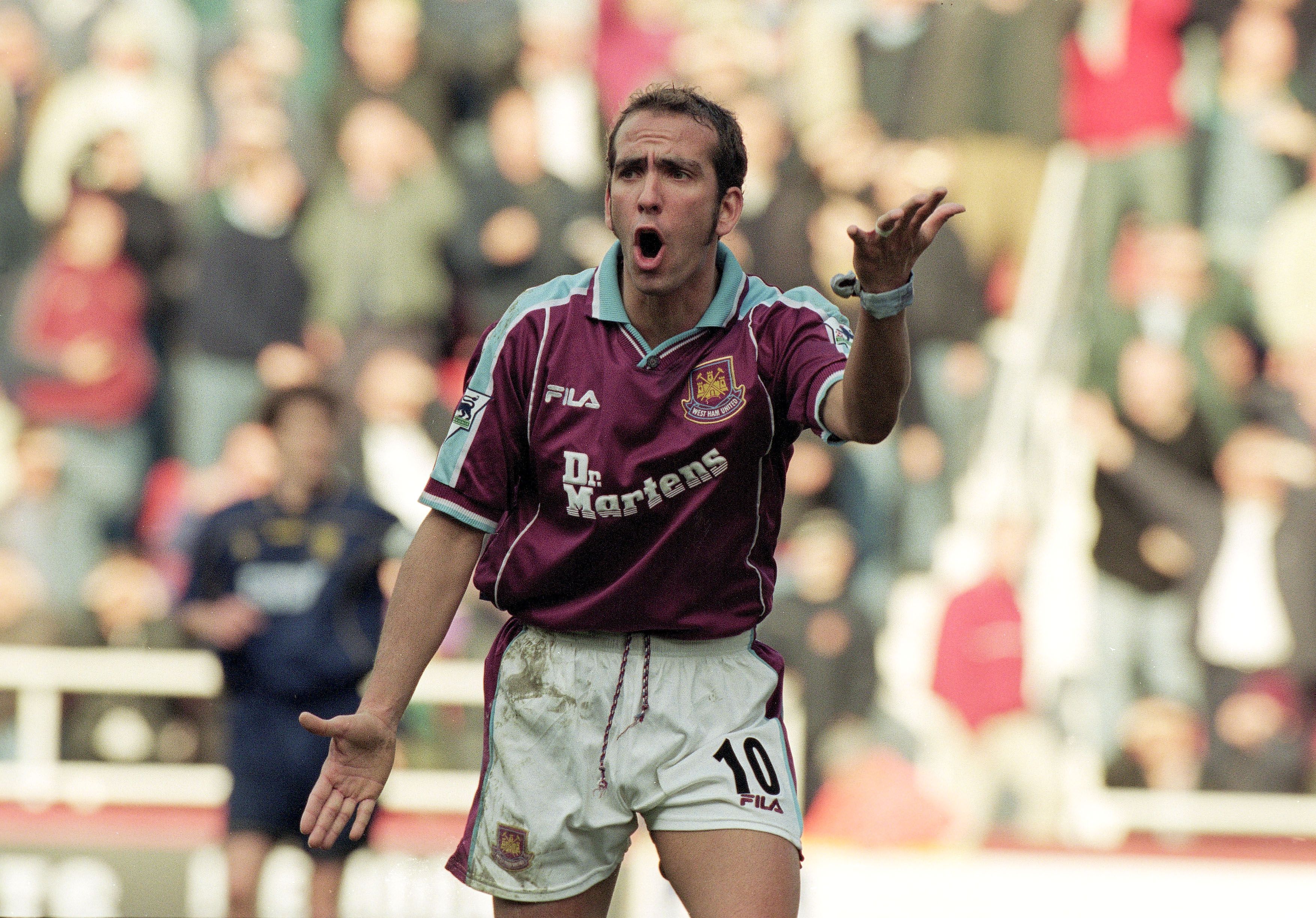 Paolo Di Canio in action for West Ham