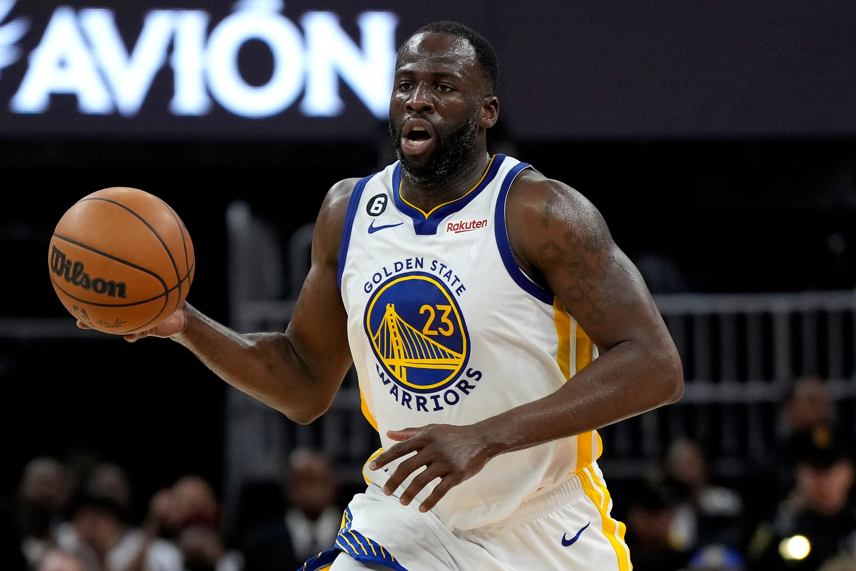 Draymond Green in action for Golden State Warriors