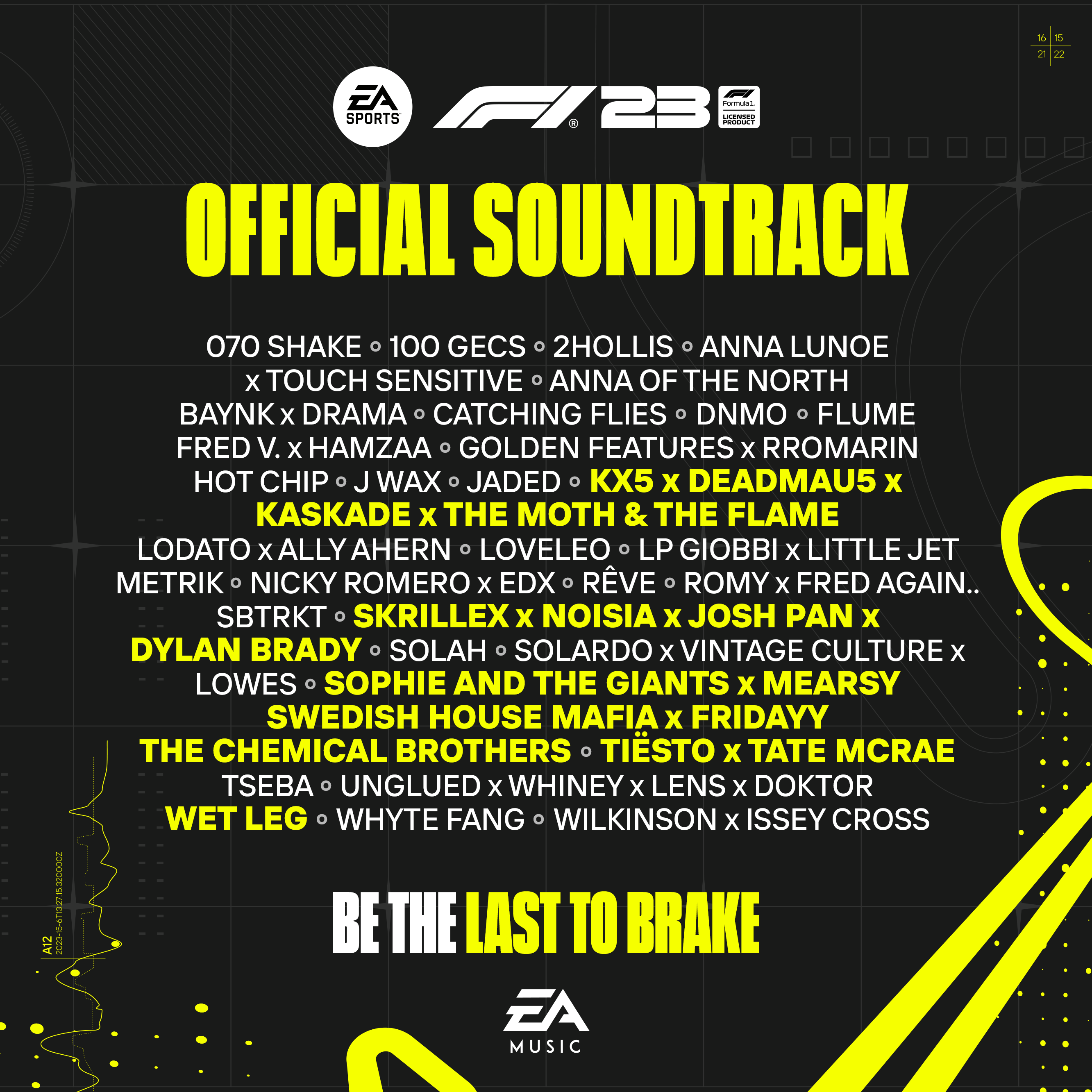 F1 23 EA Launch Full InGame Soundtrack (Revealed)