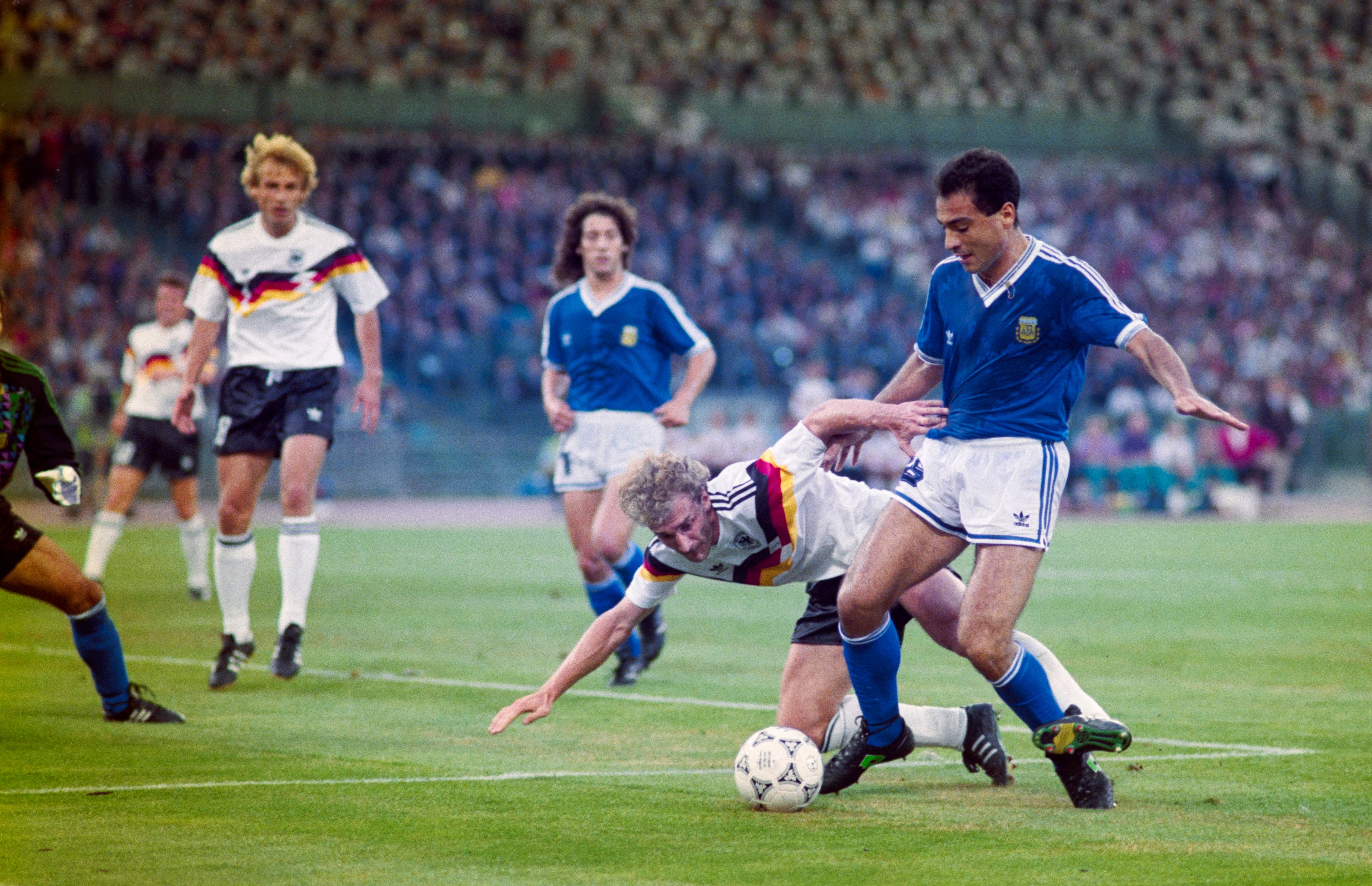 Argentina v Germany in 1990