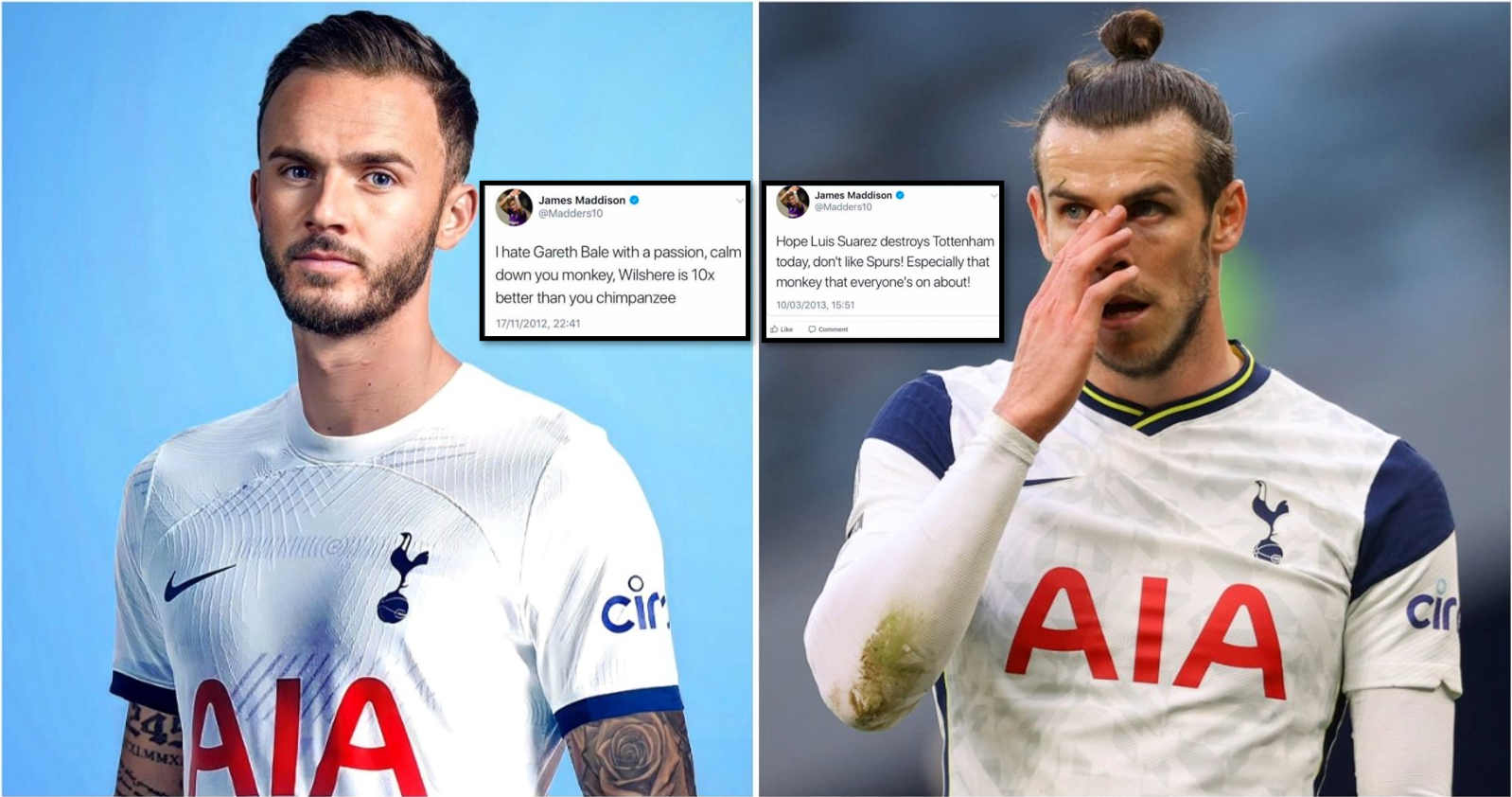 James Maddison deletes don't like Spurs, hate Gareth Bale tweets as  Tottenham transfer nears