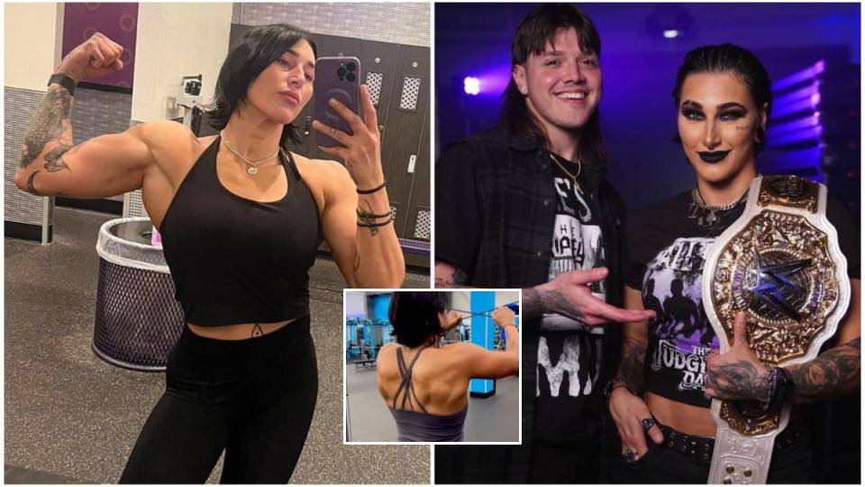 WWE star Rhea Ripley's back muscles are insane right now