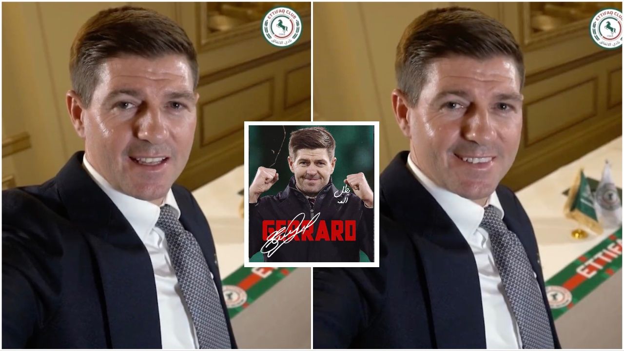 Steven Gerrard’s First Attempt At Speaking Arabic With Al-Ettifaq Goes ...