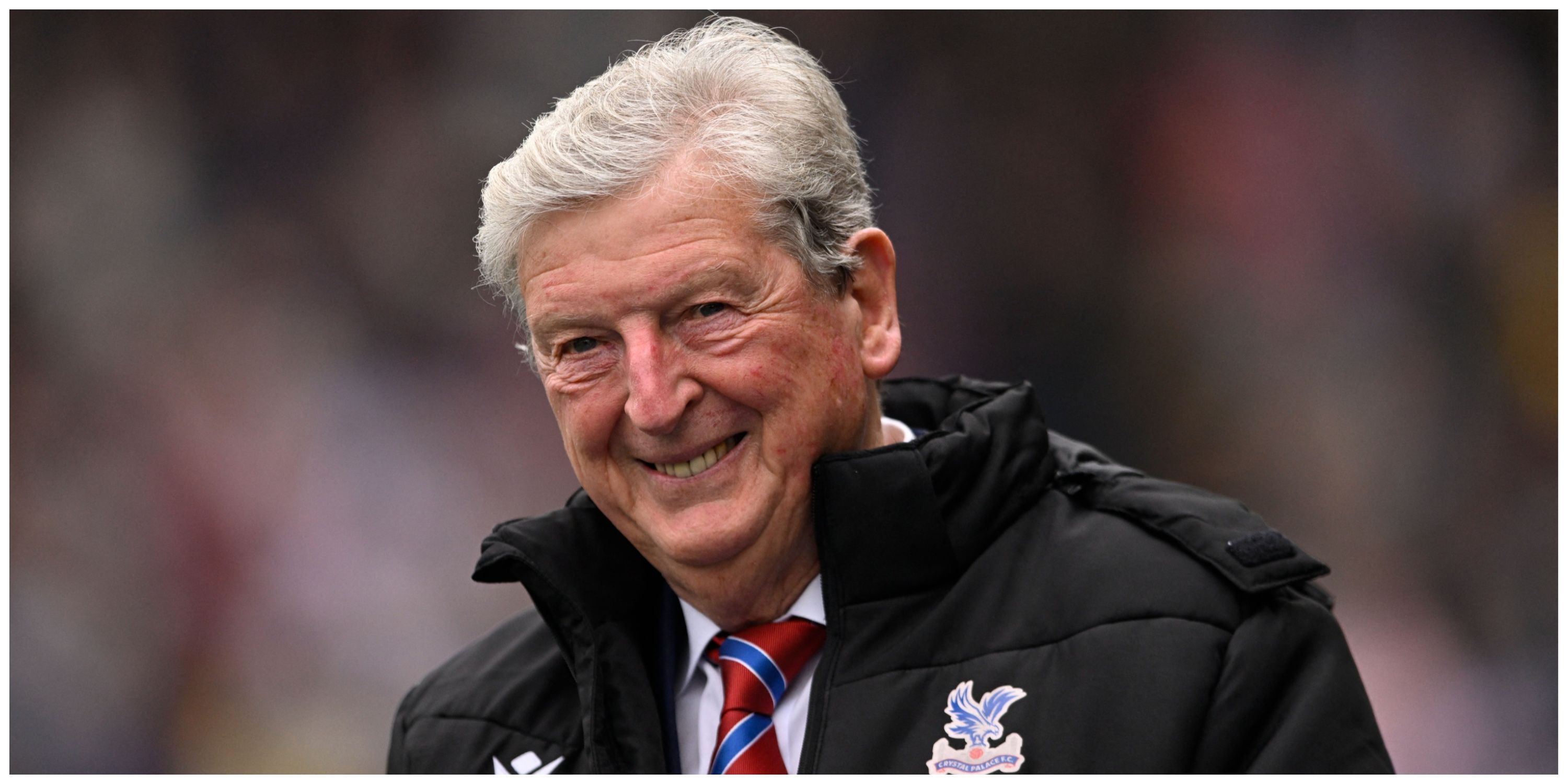 Crystal Palace manager Roy Hodgson smiling