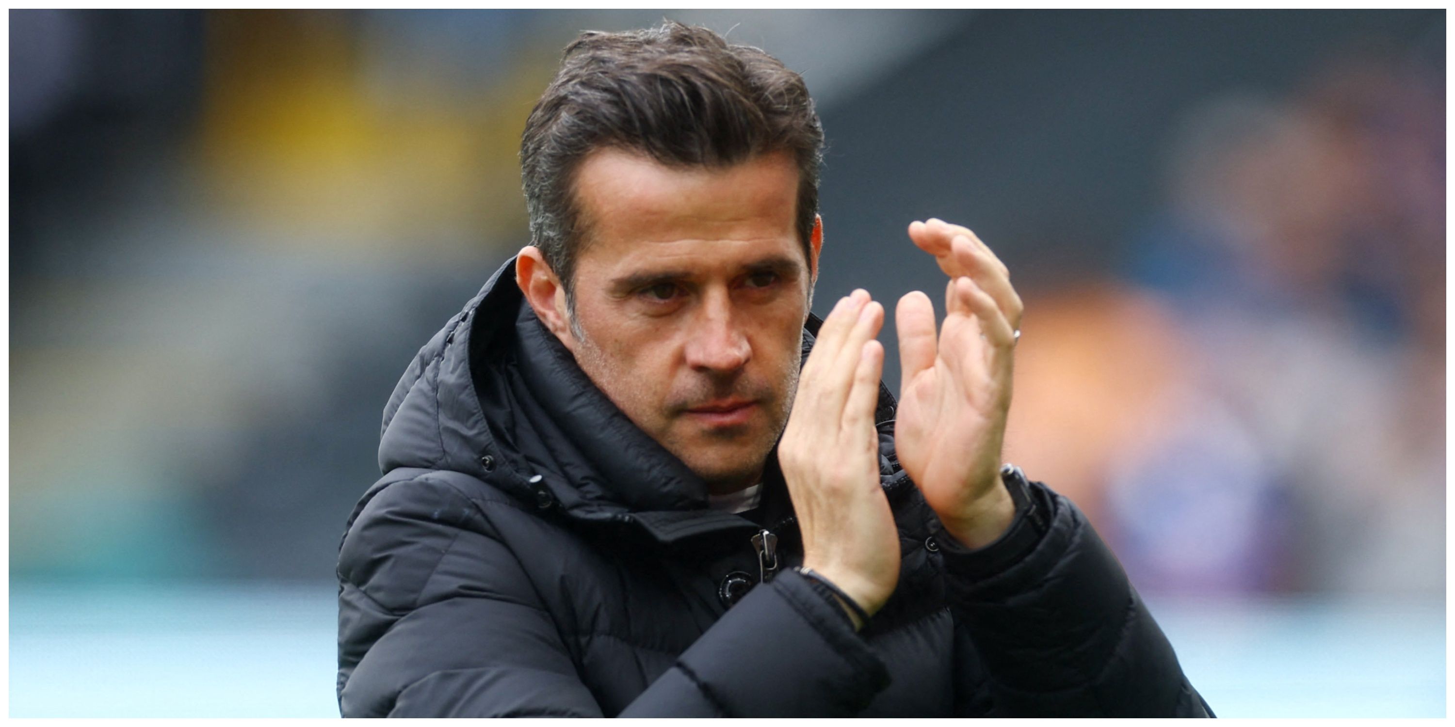 Fulham manager Marco Silva clapping