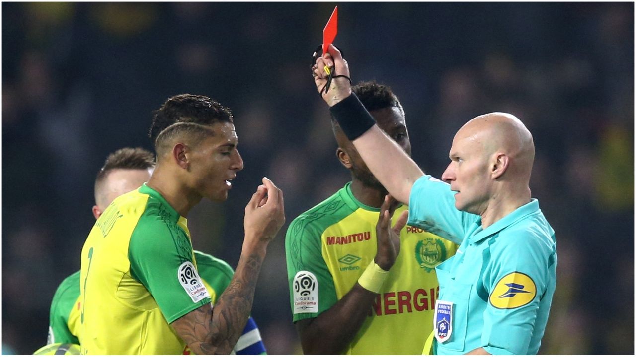 Tony Chapron: Crazy story of Ligue 1 referee banned for kicking Nantes’ Diego Carlos
