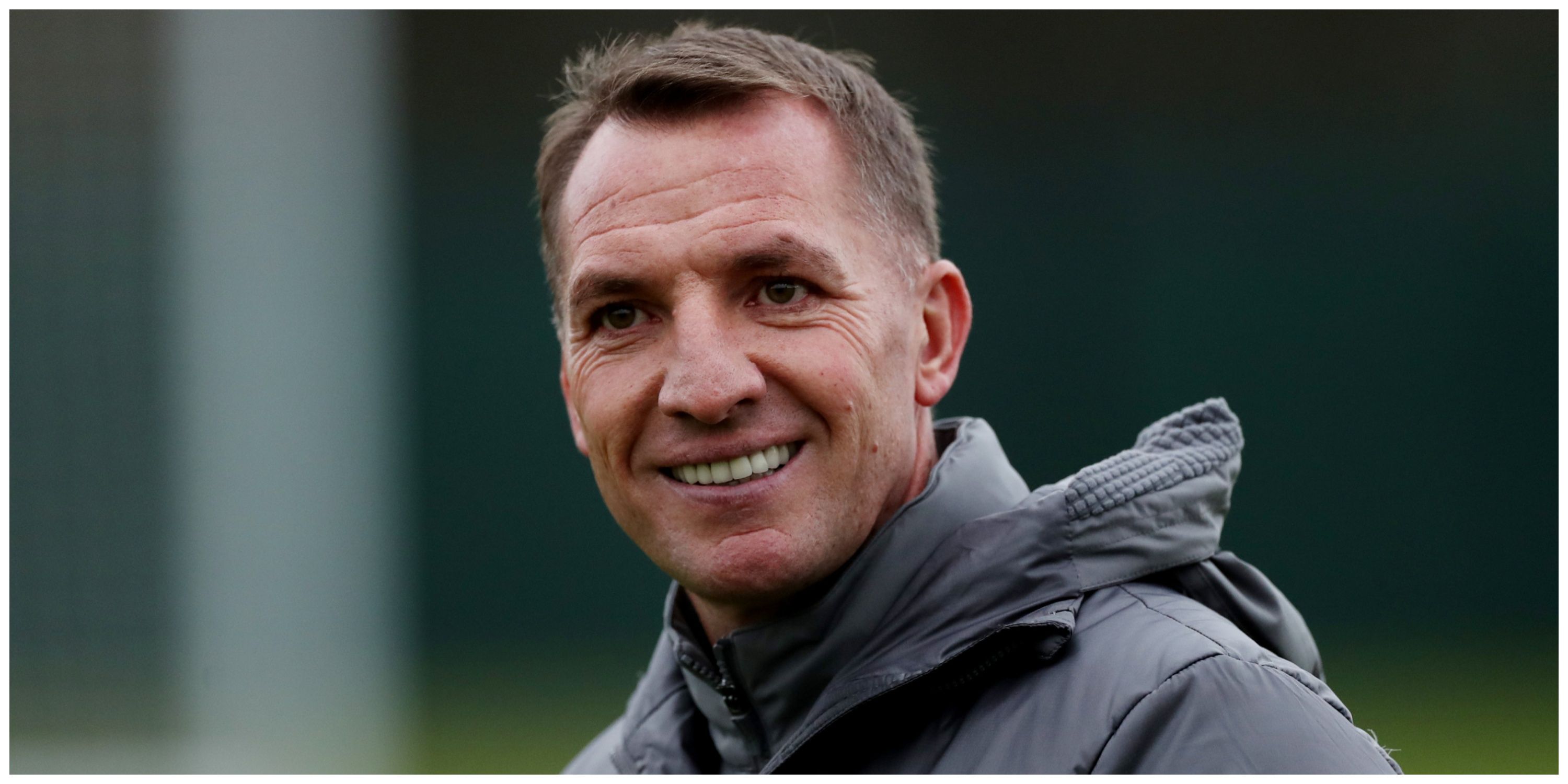 Celtic manager Brendan Rodgers during training