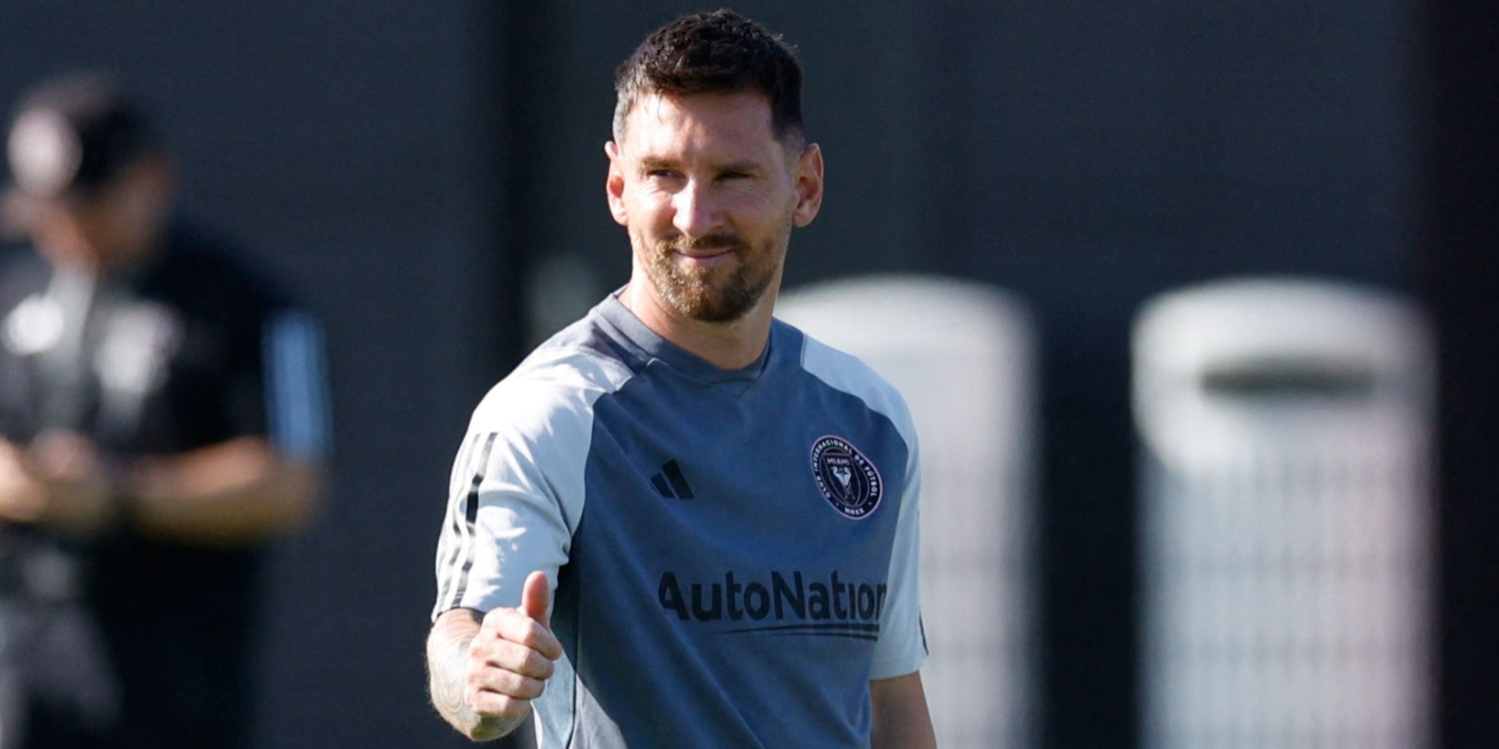 Lionel Messi in Inter Miami training