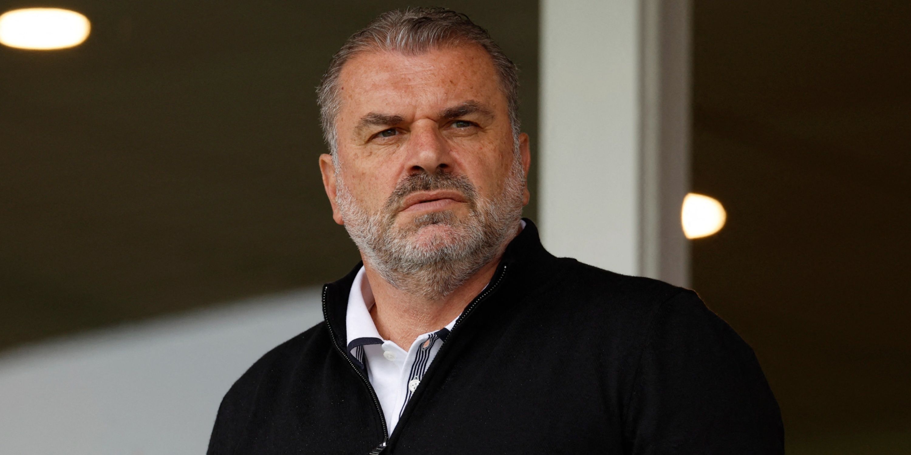 Ange Postecoglou issues brutal put-down after reporter ambushed Tottenham  boss with a Bayern Munich shirt with Harry Kane's name on the back: 'Did  you get a good laugh?'