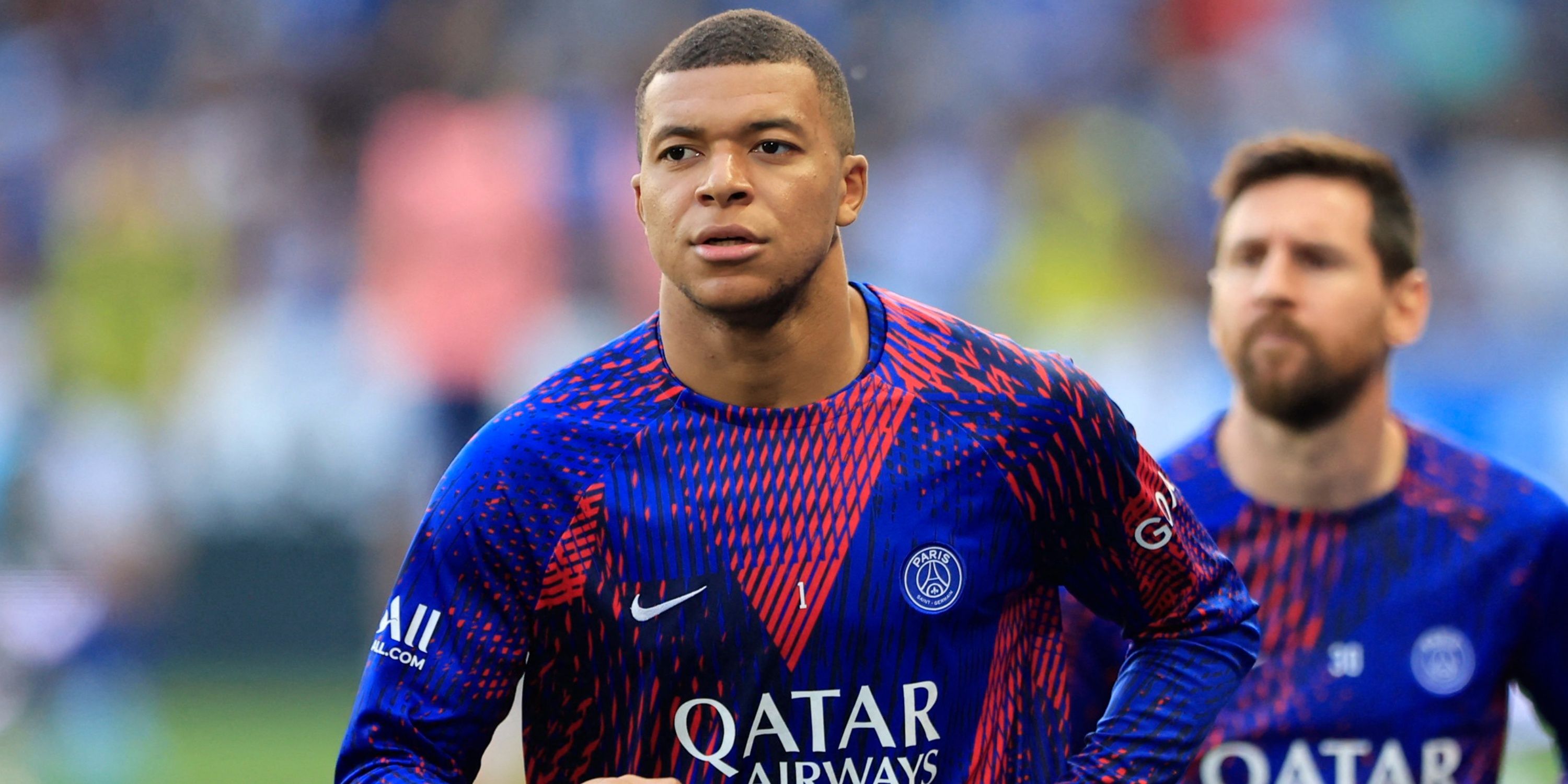 Kylian Mbappe of Paris Saint-Germain.