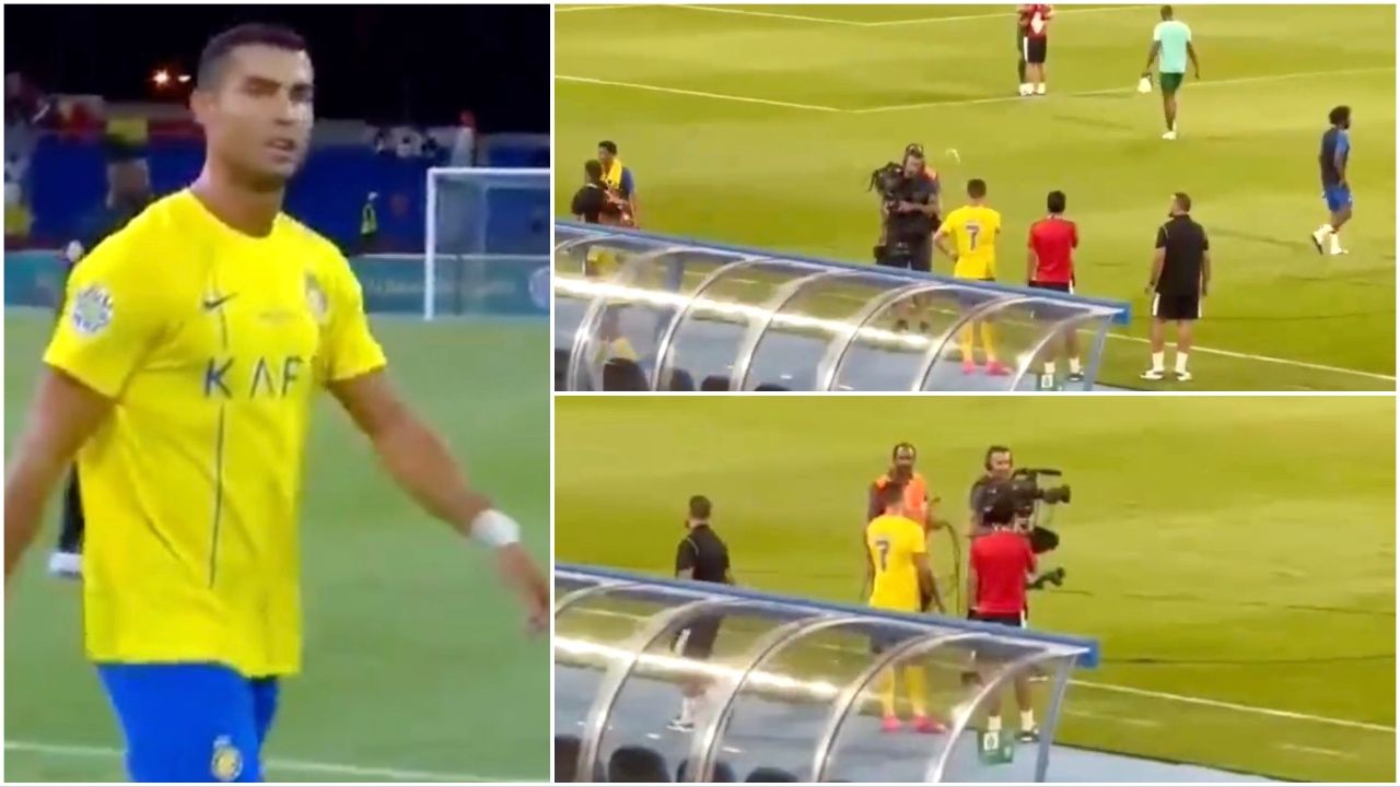 Cristiano Ronaldo Gets Angry & Throw Water onto ANNOYING Cameraman 🎥😱 