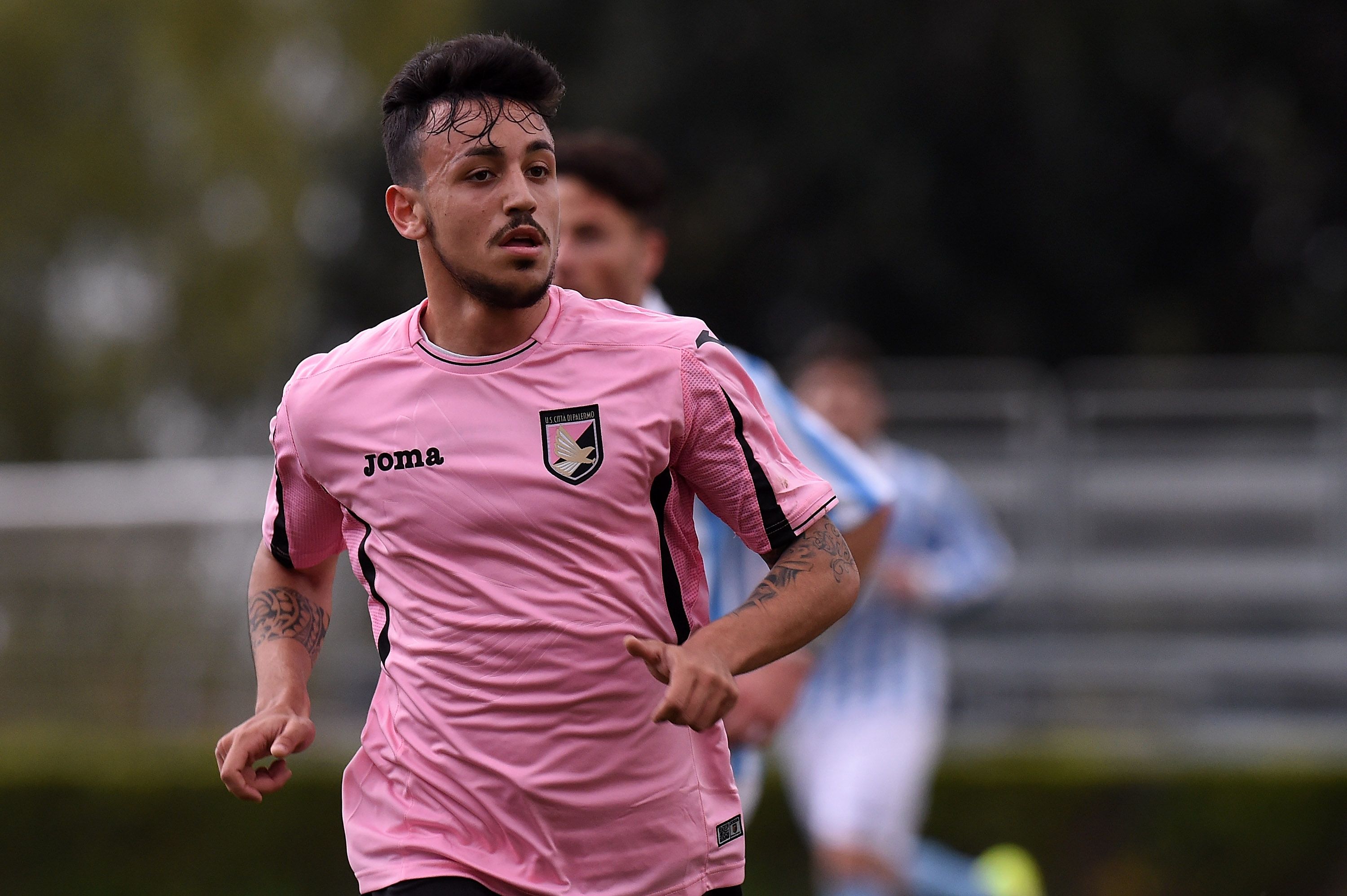 March 16, 2016: Accursio Bentivegna of Palermo in action during a test match between US Citta' di Palermo and Parmonval.