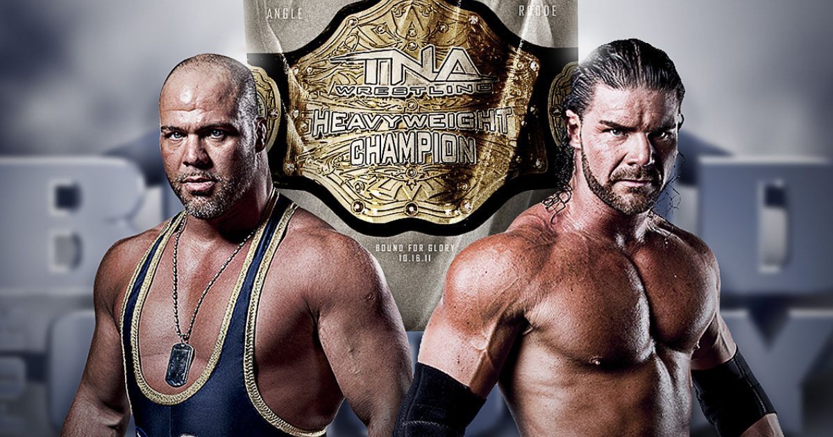 Kurt Angle and Bobby Roode TNA