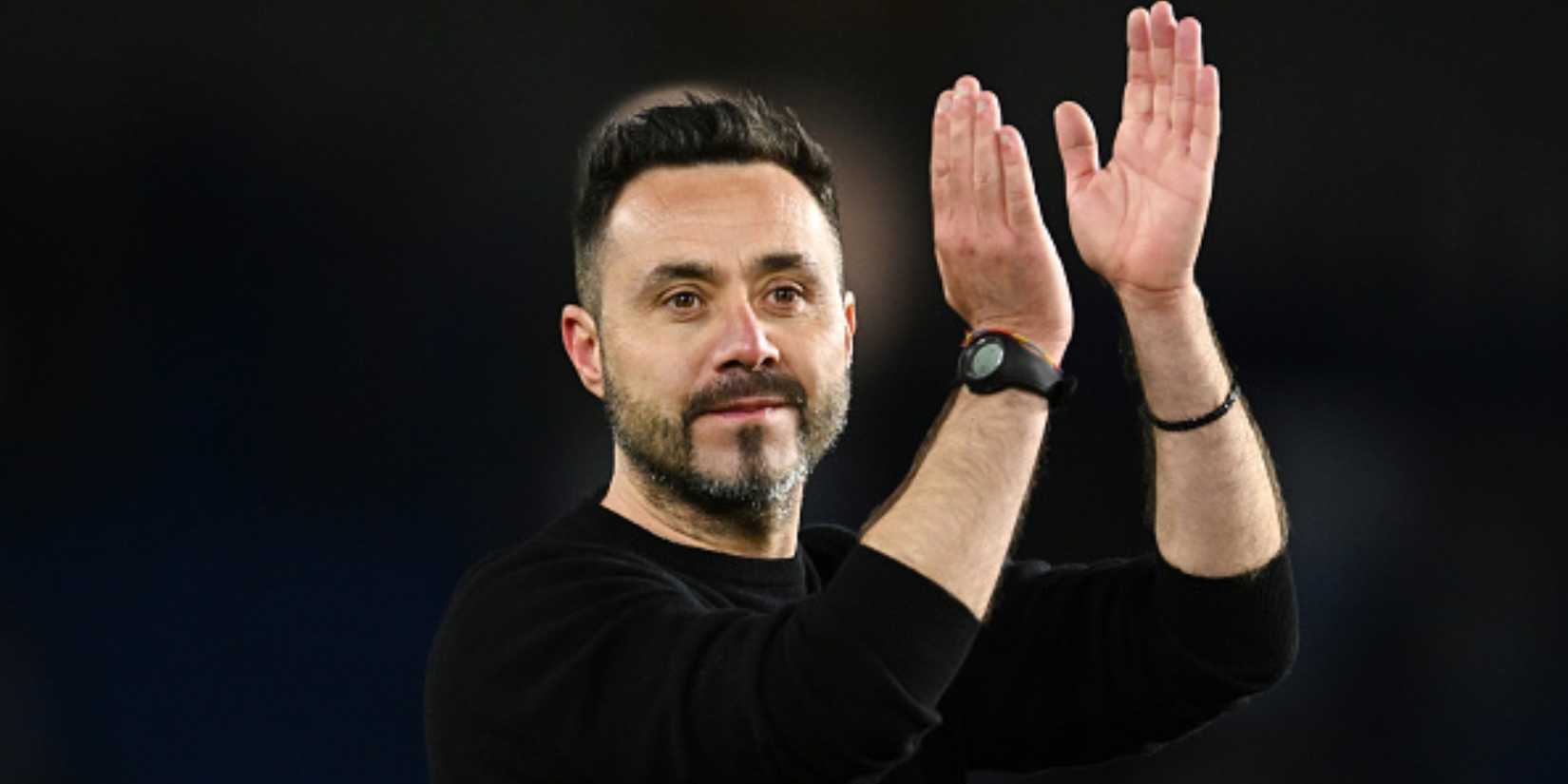 roberto de zerbi applauds