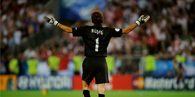 Rustu Recber during the Euro 2008 QF
