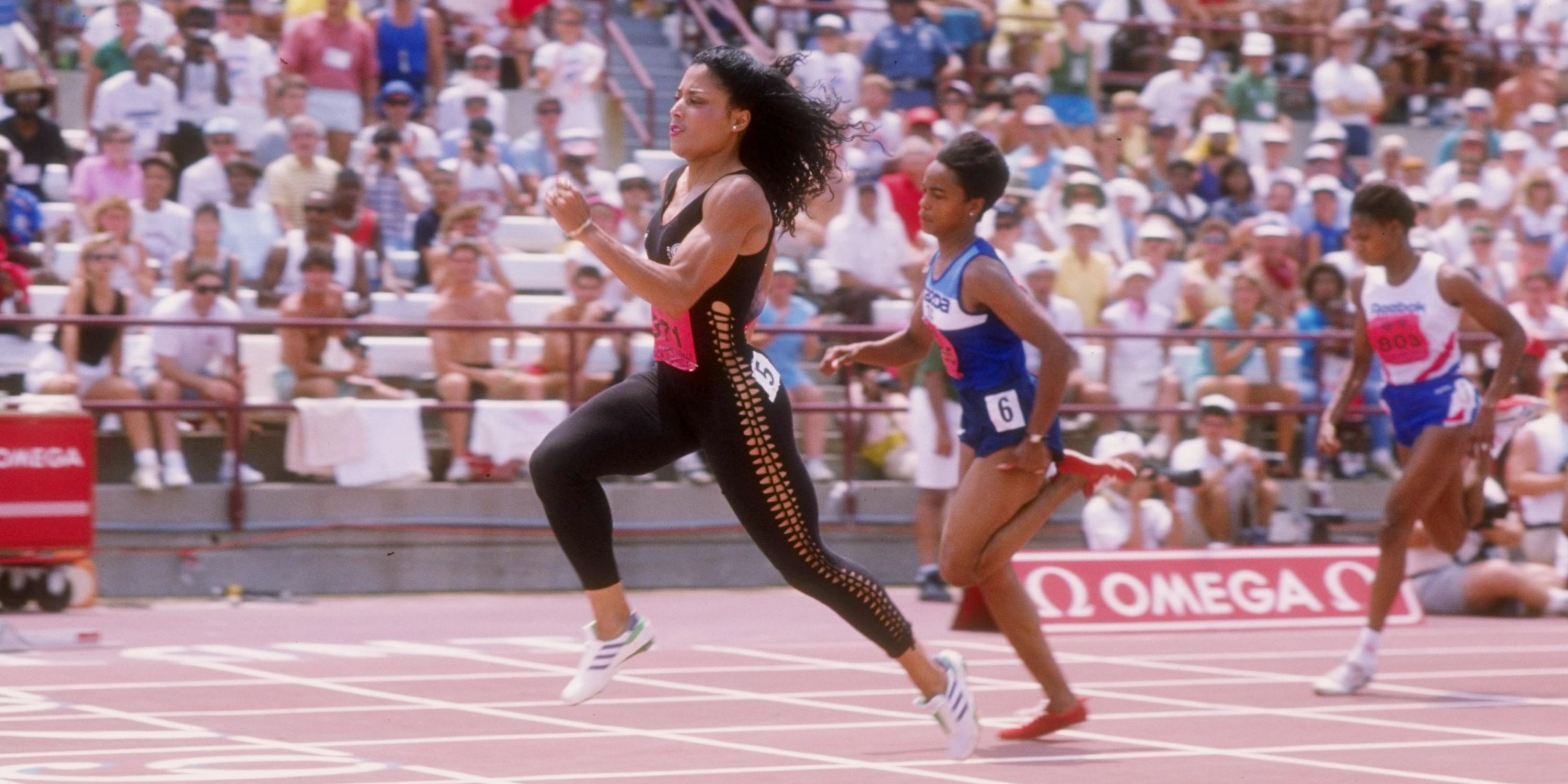 US track and field star Florence Griffith Joyner