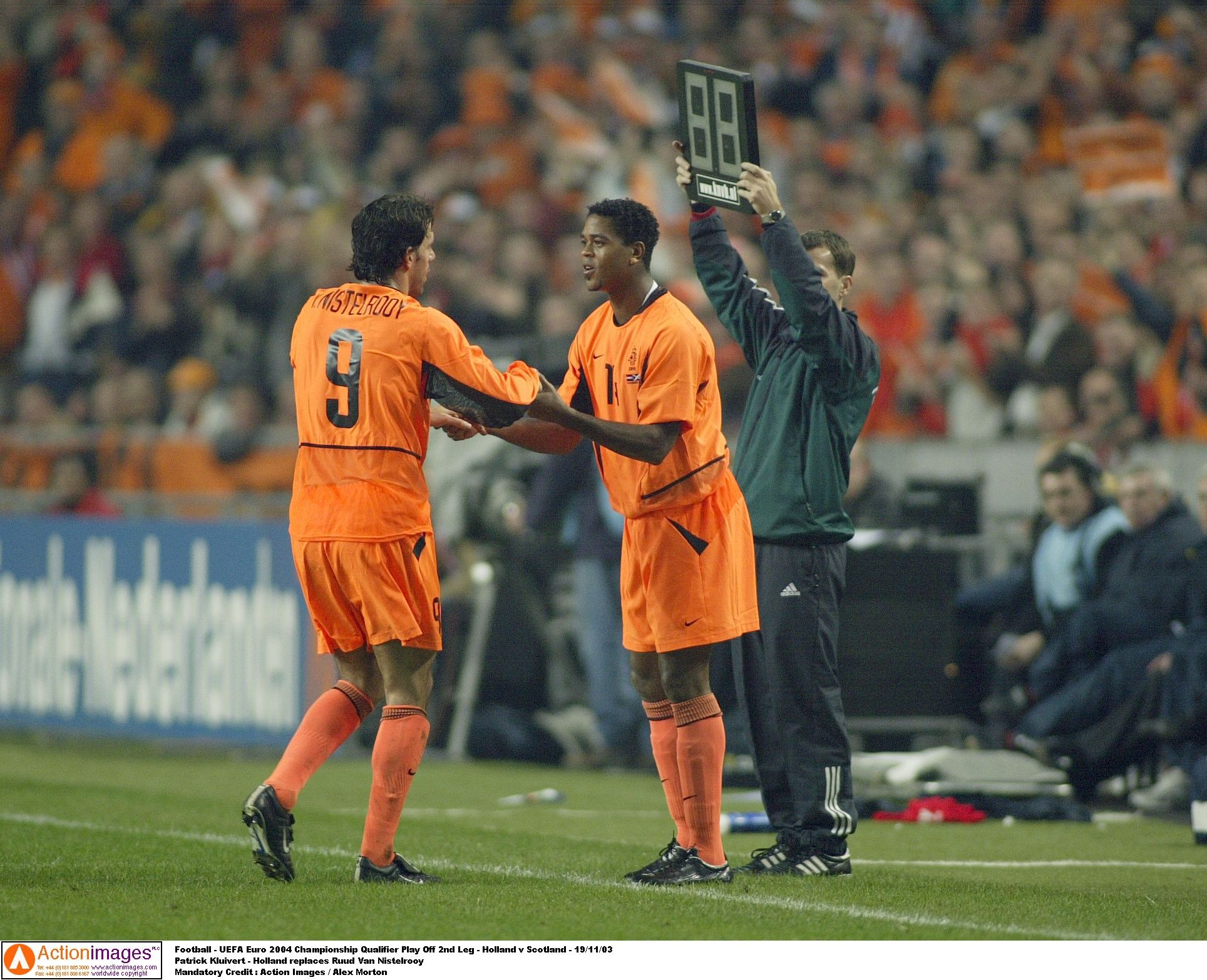 Ruud van Nistelrooy and Patrick Kluivert